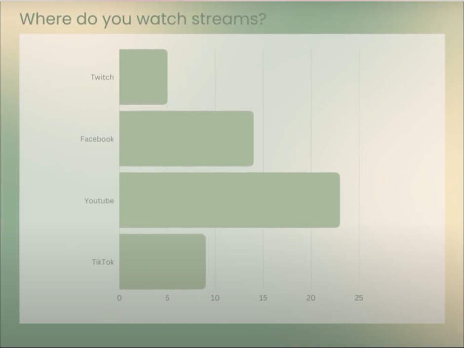 Streaming Platform Used by The Respondents